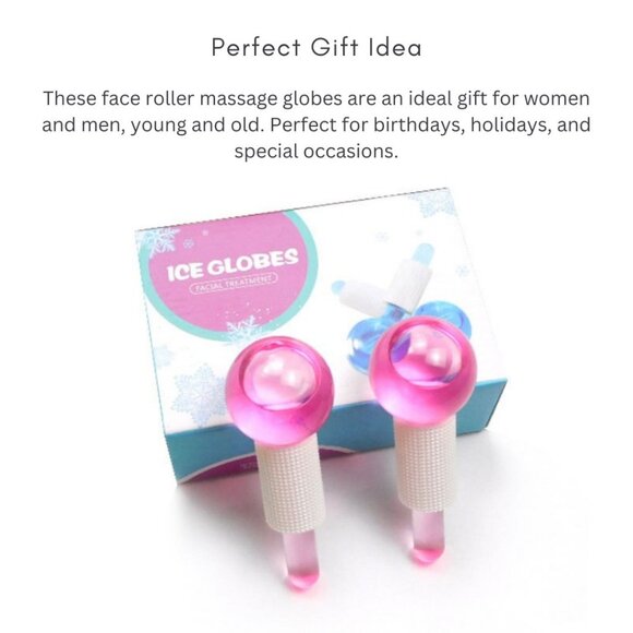 3D Sleeping Eye Mask & Cooling Ice Globes Facial Massager Tool Pack1 Combo Pack - Picture 11 of 11